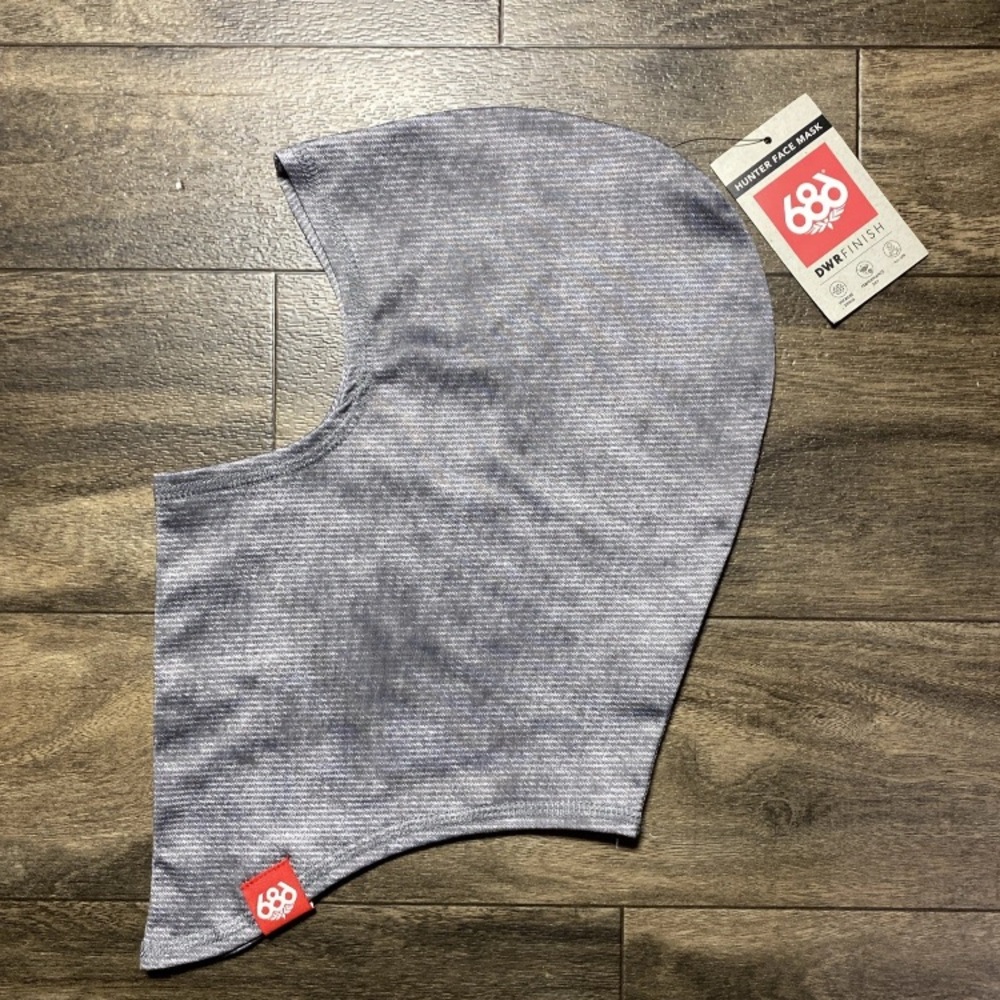 686 Balaclava O/S Charcoal Hunter Face Mask DWR Full Face Clava UPF 40 L8WFMSK03
